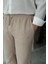 Nori Erkek Pamuk Baggy Fit Muslin Basic Kumaş Pantolon 2