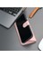 Casper iPhone 15 Pro Kılıf - El Yapımı Hakiki Deri - Manyetik Ayrılabilen Cüzdanlı Kılıf - Pembe 4