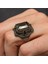 Siyah Taşlı 925 Gümüş Erkek Yüzük 3