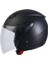 Sw 733 Mat Siyah Yarım Kask 2