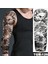 Gerçekci Meryem Ana ve Kurukafa Realistic Geçici Dövme Tattoo 1