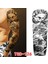 Gerçekci Meryem Ana ve Kurukafa Realistic Geçici Dövme Tattoo 2