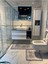 İki Parça Kaymaz Tabanlı Yumuşak Banyo Paspas Takımı, Gri, 60x100 ve 60x50 2
