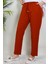 Beli Lastikli Pantolon Turuncu 4