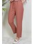Beli Lastikli Pantolon Pembe 2