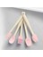 5li Silikon Orta Boy Spatula Kaşık Fırça Seti 2