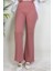 Beli Lastikli Ispanyol Pantolon Pembe 1