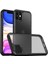 Apple iPhone 11 Uyumlu Inoks Kapak-Siyah 1
