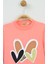 Leopar Detaylı Kalp Desenli Sweatshirt (3-7 Yaş) 3