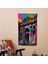 Pop Art Barok Mimari Füzyon Duvar Örtüsü - Pamuk Sırt, Polyester Ön - Canlı Renkler, 2