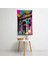 Pop Art Barok Mimari Füzyon Duvar Örtüsü - Pamuk Sırt, Polyester Ön - Canlı Renkler, 3