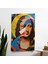 Popart Eğlenceli Klasisizm: Canlı Kumaş Duvar Örtüsü - Pamuk Sırt ve Polyester Ön - Ranforce 1