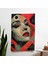 Art Deco Pop Art Duvar Örtüsü - Canlı Ranforce Kumaş Baskı 1