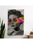 Renkli Ranforce Kumaş Duvar Örtüsü - Yatak Odası, Oturma Odası ve Yurt Dekoru Için Canlı Popart 1