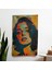 Pop Art Portre Kumaş Duvar Örtüsü | Canlı Renkler | Hafif | Sertifikalı | Modern Sanat Dekoru 1