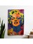 Modern Warhol'dan Esinlenen Duvar Örtüsü - Canlı Renkler, Süblimasyon Baskı, Ranforce Kumaş 1