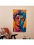 Klasik Pop Art Duvar Örtüsü - Pamuk Arka, Polyester Ön - Canlı Süblimasyon Baskı - Yurt 3