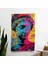 Rönesans Pop Art Fusion Duvar Örtü - Canlı Süblimasyon Baskı, Ranforce Kumaş, Pamuk Arka 1