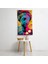 Rönesans Pop Art Fusion Duvar Örtü - Canlı Süblimasyon Baskı, Ranforce Kumaş, Pamuk Arka 2