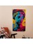 Rönesans Pop Art Fusion Duvar Örtü - Canlı Süblimasyon Baskı, Ranforce Kumaş, Pamuk Arka 3