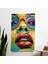 Popart Tarzı Duvar Örtüsü | Canlı Pamuk ve Polyester Kumaş | Sertifikalı | Süblimasyon 1