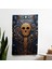 Dia De Los Muertos Duvar Örtüsü - Canlı Süblimasyon Baskı, Pamuk Sırt - Yatak Odası, 1