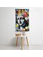 Rönesans Pop Art Duvar Örtüsü - Canlı Renkler Kumaş - Modern Dekoratif Duvar Asılı 3