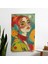 Popart Tarzı Duvar Sanatı Kumaş Örtü - Canlı Renkler, Pamuk Sırt - Hafif Modern Duvar 1