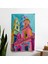 Pop Art'tan Esinlenen Duvar Örtüsü - Polyester Ön Taraflı Pamuk Sırt - Canlı Ranforce 1