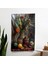 Frida Kahlo Tarzı Modern Sanat Duvar Örtüsü - Ranforce Kumaş, Canlı Renkler, Hafif Dekor - 1