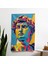 Greko-Romen Heykel Pop Art Duvar Örtüsü - Yatak Odası, Oturma Odası ve Yurt Için Canlı Ranforce 1