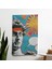 Klasisizm Pop Art Duvar Sanatı Örtü - Pamuk Sırt, Süblimasyon Baskı, Canlı Renkler - 1