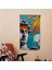 Klasisizm Pop Art Duvar Sanatı Örtü - Pamuk Sırt, Süblimasyon Baskı, Canlı Renkler - 2