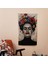 Frida Kahlo Tarzı Duvar Örtüsü | Pamuk Sırt ve Polyester Ön | Ranforce Kumaş | Sertifikalı 2
