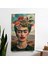 Frida Kahlo Tarzı Duvar Sanatı - Canlı Ranforce Kumaş Duvar Örtüsü 1