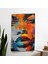 Popart Tarzı Modern Duvar Örtüsü - Pamuk Sırt, Polyester Ön, Ranforce Kumaş - Canlı Renkler, 1