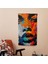Popart Tarzı Modern Duvar Örtüsü - Pamuk Sırt, Polyester Ön, Ranforce Kumaş - Canlı Renkler, 2