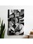Siyah Beyaz Dadaizm Soyut Duvar Örtüsü - Pamuk Sırt - Süblimasyon Baskı - Yatak Odası, 1