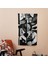 Siyah Beyaz Dadaizm Soyut Duvar Örtüsü - Pamuk Sırt - Süblimasyon Baskı - Yatak Odası, 2