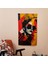 Popart Tarzı Duvar Dekorasyonu - Pamuklu Arka ve Polyester Ön Taraflı Canlı Süblimasyon 3