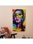 Popart Tarzı Duvar Örtüsü - Pamuk Sırt, Polyester Ön - Canlı Renkler, Hafif Kumaş - Yatak 3