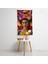 Frida Kahlo Tarzı Duvar Örtüsü - Pamuk Sırt, Polyester Ön - Canlı Renkler - Yatak Odası, 3