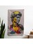 Rönesans Twist Duvar Sanatı - Canlı Renkler ve Süblimasyon Baskı ile Klasisizm+Popart Kumaş 1