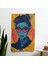 Popart Tarzı Duvar Dekorasyonu Kanvas Tablo - Canlı Pamuk Ranforce Kumaş Duvar Örtüsü 1