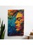 Modern Sanat Frida Kahlo Tarzı Duvar Örtüsü - Canlı Renkler, Süblimasyon Baskı, Pamuk 1