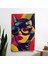 Popart Tarzı Duvar Örtü - Yatak Odası, Oturma Odası, Yurt Için Canlı Süblimasyon Baskı Kumaş 1