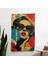Popart Tarzı Duvar Örtüsü - Pamuk Sırt, Polyester Ön - Ranforce Kumaş, Canlı Renkler 1