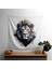 Majestic Lion Duvar Örtüsü - Pamuk Sırt, Polyester Ön - Canlı Renkler, Süblimasyon Baskı 1