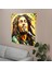 Bob Marley'den Ilham Alan Duvar Örtüsü - Şık Ev Dekorasyonu Için Canlı Ranforce Kumaş Sanatsal 2