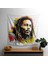 Bob Marley Minimalist Sanat Duvar Örtüsü - Şık Dekor Için Canlı Baskılı Kumaş Asılı 1